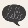 SUPER OFERTA **50%** Marquee Love Canvas Hello
