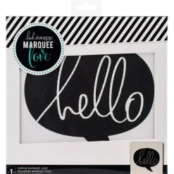 SUPER OFERTA **50%** Marquee Love Canvas Hello