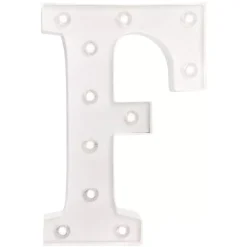 SUPER OFERTA **60%** Marquee Love Letra F 25cm