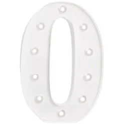 SUPER OFERTA **80%** Marquee Love Letra O 25cm