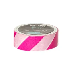 SUPER OFERTA **40%** Marquee Love Pink and White Stripe Washi Tape