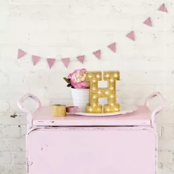 SUPER OFERTA **60%** Marquee Love Letra H