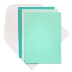 SUPER OFERTA **30%** Pack 6 Tarjetas y Sobres Blues Bazzill