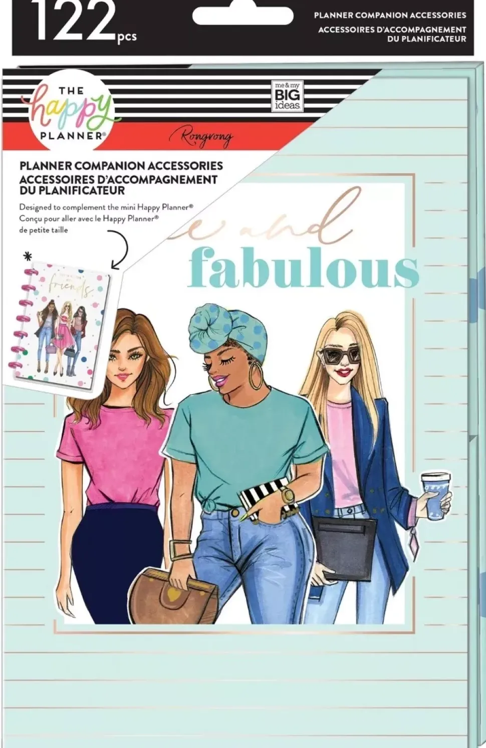 SUPER OFERTA **30%** Pack de Accesorios Mini Companion Rongrong x Happy Planner