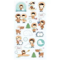 SUPER OFERTA **40%** Pack de Stickers 3D My Little Xmas Esquimales Artemio