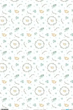 SUPER OFERTA **40%** Papel de cartonaje Little Birds PapersForYou 32x45cm