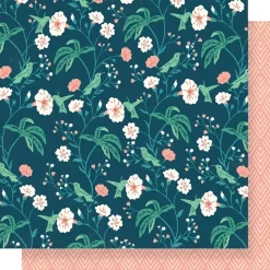 SUPER OFERTA **40%** Papel Hummingbird Flourish Maggie Holmes 30x30cm