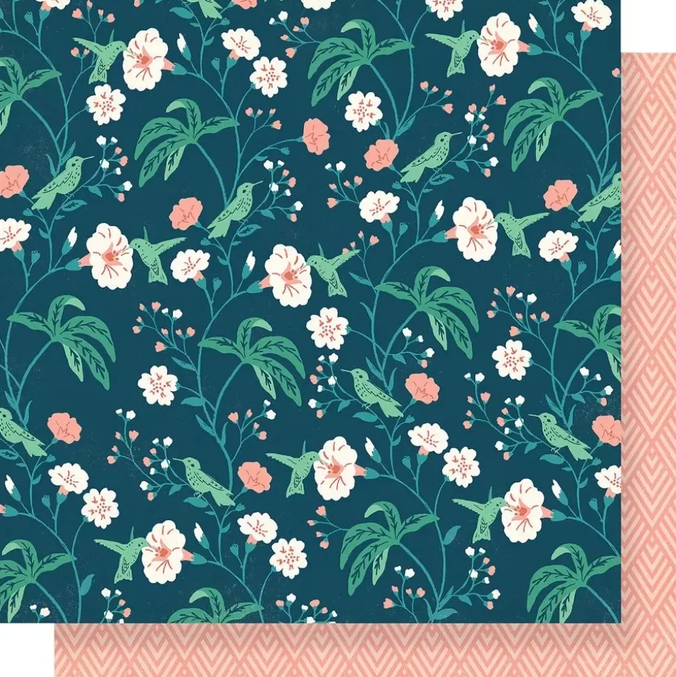 SUPER OFERTA **40%** Papel Hummingbird Flourish Maggie Holmes 30x30cm