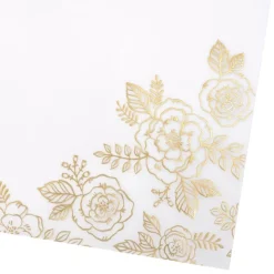SUPER OFERTA **40%** Papel Vellum con Foil Gingham Garden Crate Paper 30x30cm