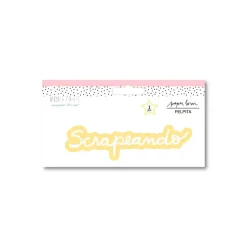 SUPER OFERTA **40%** Parche de felpa Scrapeando Paper Lover Micaela Ferrero