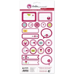 SUPER OFERTA **50%** Pegatinas Con amor Anita y su mundo