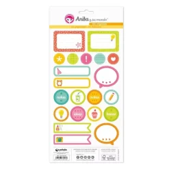 SUPER OFERTA **50%** Pegatinas Me organizo Anita y su mundo
