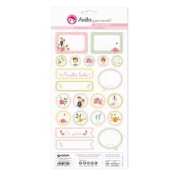SUPER OFERTA **50%** Pegatinas Nos casamos Anita y su mundo