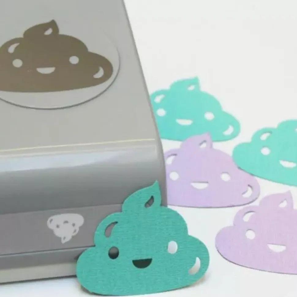 SUPER OFERTA **40%** Perforadora Emoji Caquita Sonriente EK Tools