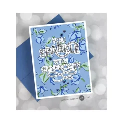 SUPER OFERTA **30%** Placa Compatible Con Glimmer You Sparkle PinkFresh Studio