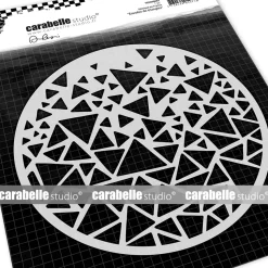 SUPER OFERTA **40%** Plantilla de Stencil Círculo de Triángulos Carabelle 15x15cm