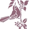 SUPER OFERTA **50%** Plantilla de Stencil V-204 Pájaro 15x21cm Dayka