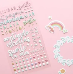 SUPER OFERTA **30%** Puffy stickers Felicidad Caro Vela