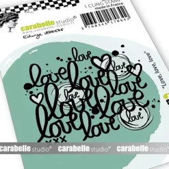 SUPER OFERTA **40%** Sello de Caucho Love, Love, Love Carabelle