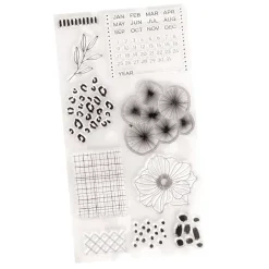 SUPER OFERTA **40%** Sellos Transparentes Brave + Bold Amy Tangerine