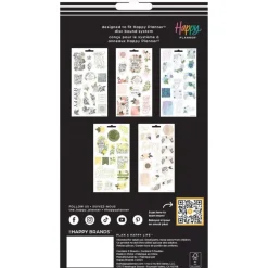 SUPER OFERTA **40%** Set 5 hojas Stickers Color Story Florals Happy Planner