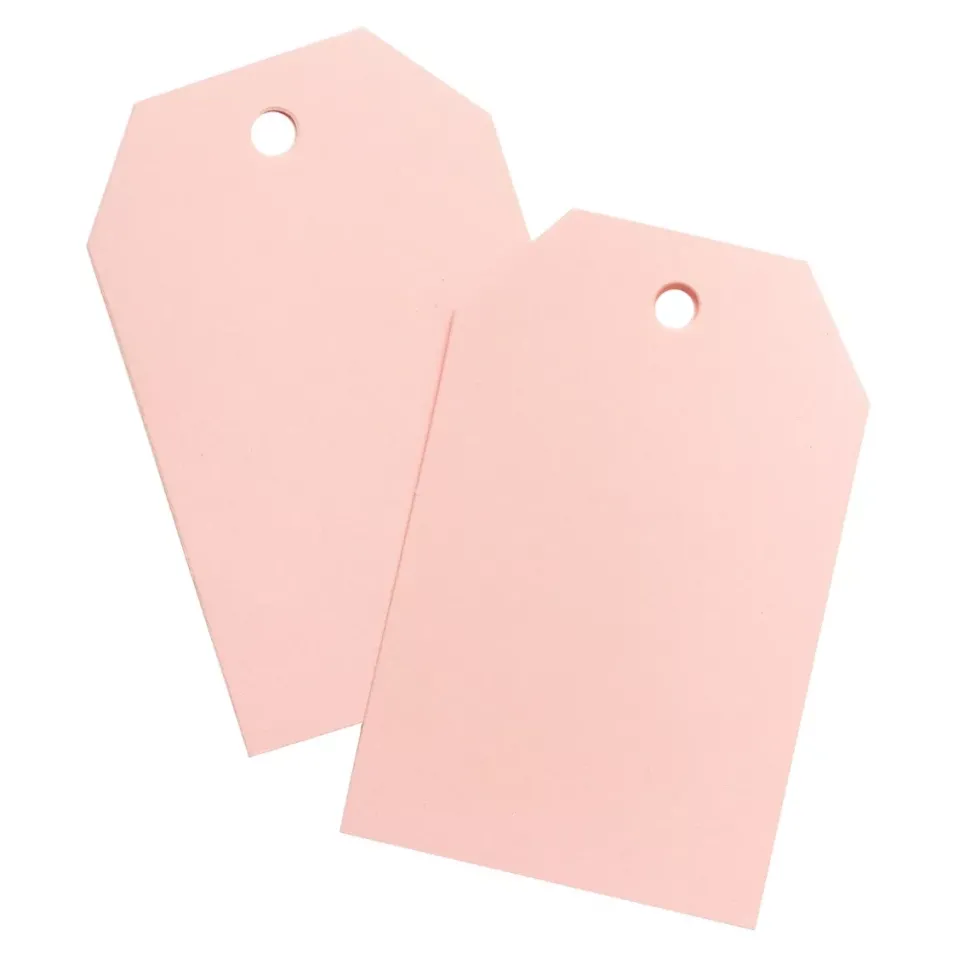 SUPER OFERTA **40%** Set 20 Mini Etiquetas Pink Frosting Bazzill