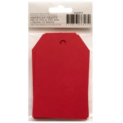 SUPER OFERTA **30%** Set 20 Mini Etiquetas Cherry Splash Bazzill