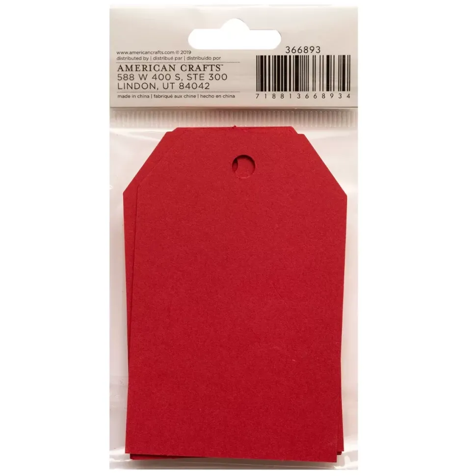 SUPER OFERTA **30%** Set 20 Mini Etiquetas Cherry Splash Bazzill