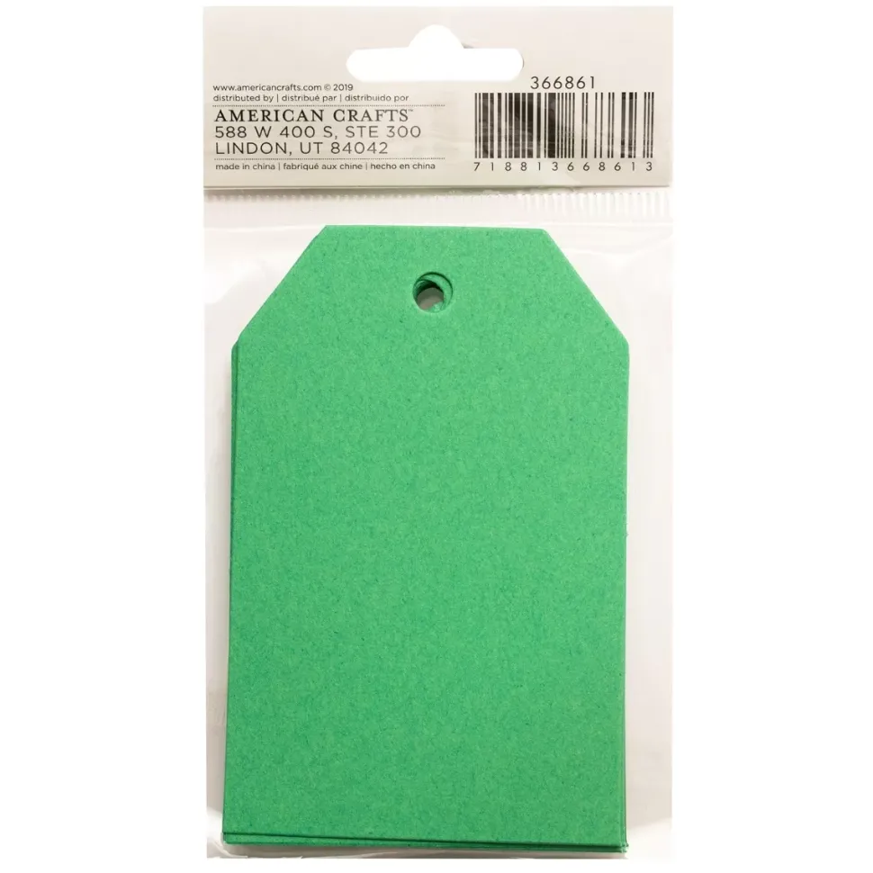 SUPER OFERTA **30%** Set 20 Mini Etiquetas Green Apple Bazzill