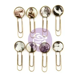 SUPER OFERTA **40%** Set de 8 clips Victorianos Prima Art Daily Planner