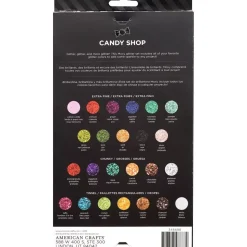 SUPER OFERTA **40%** Set de 24 confeti y glitter extra fino Candy Shop Moxy
