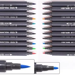 SUPER OFERTA **60%** Set de 12 rotuladores de doble punta Bianyo