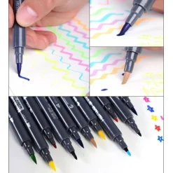 SUPER OFERTA **60%** Set de 12 rotuladores de doble punta Bianyo