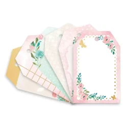 SUPER OFERTA **40%** Set de 60 Tags Painted Posies Craft Smith