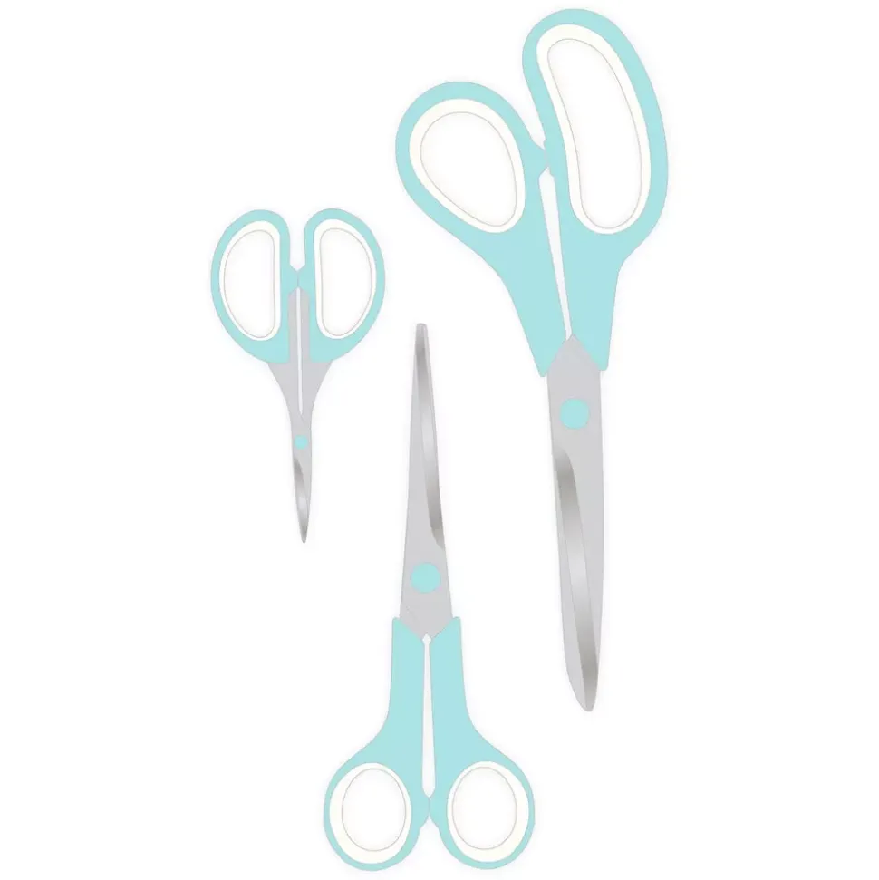 SUPER OFERTA **40%** Set de 3 Tijeras Mint We R Memory Keepers