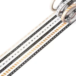 SUPER OFERTA **40%** Set de 6 washi tapes Glisten Glow Narrows Craft Smith