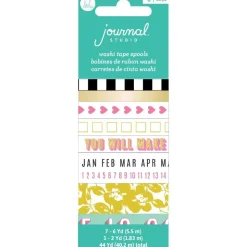 SUPER OFERTA **40%** Set de 8 washi tapes Journal Studio Heidi Swapp AC