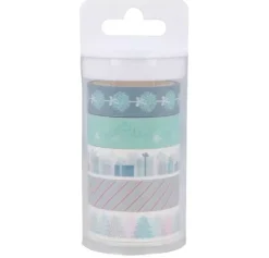 SUPER OFERTA **40%** Set de 5 washi tapes My Little Christmas