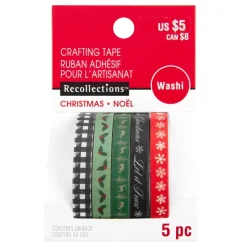 SUPER OFERTA **50%** Set de 5 washi tapes Farmhouse Recollections