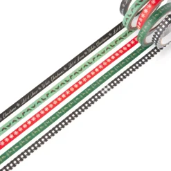 SUPER OFERTA **50%** Set de 5 washi tapes Farmhouse Recollections