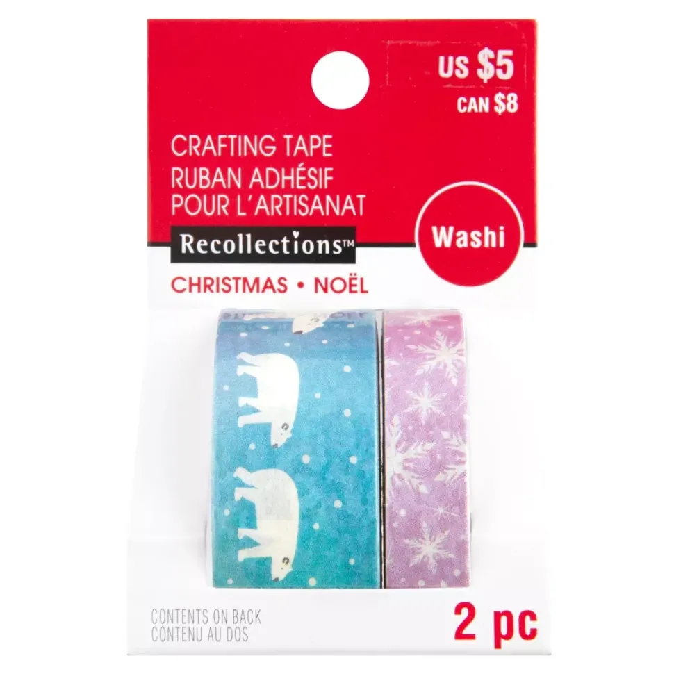 SUPER OFERTA **40%** Set de 2 washi tapes Northern Lights Polar Recollections