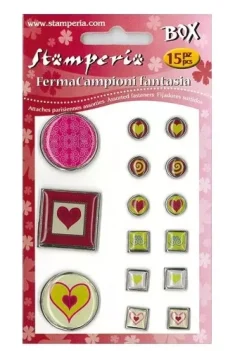 SUPER OFERTA **40%** Set de Botones Metálicos Multicolor Stamperia