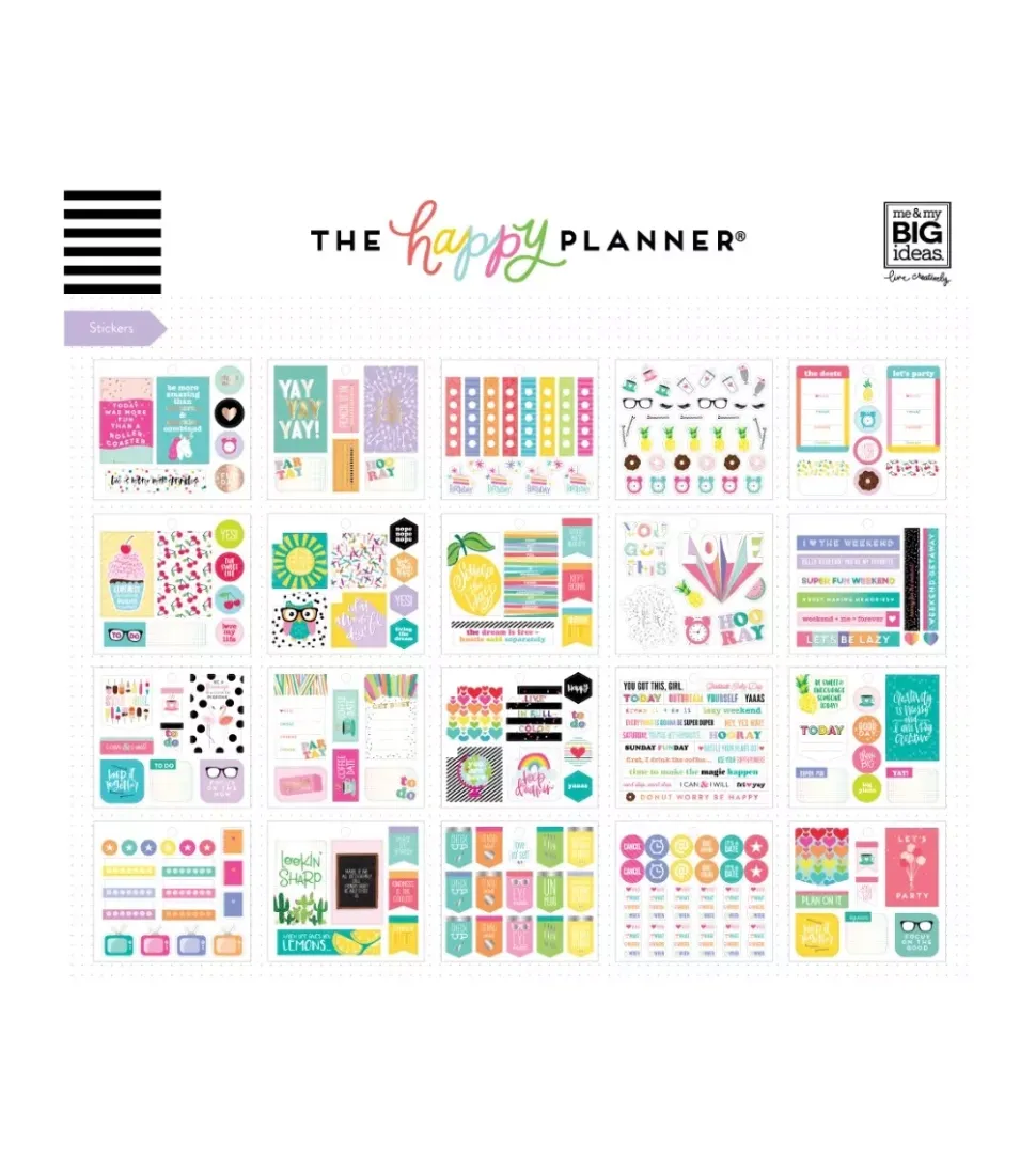 SUPER OFERTA **30%** Set de complementos Super Fun Happy Planner