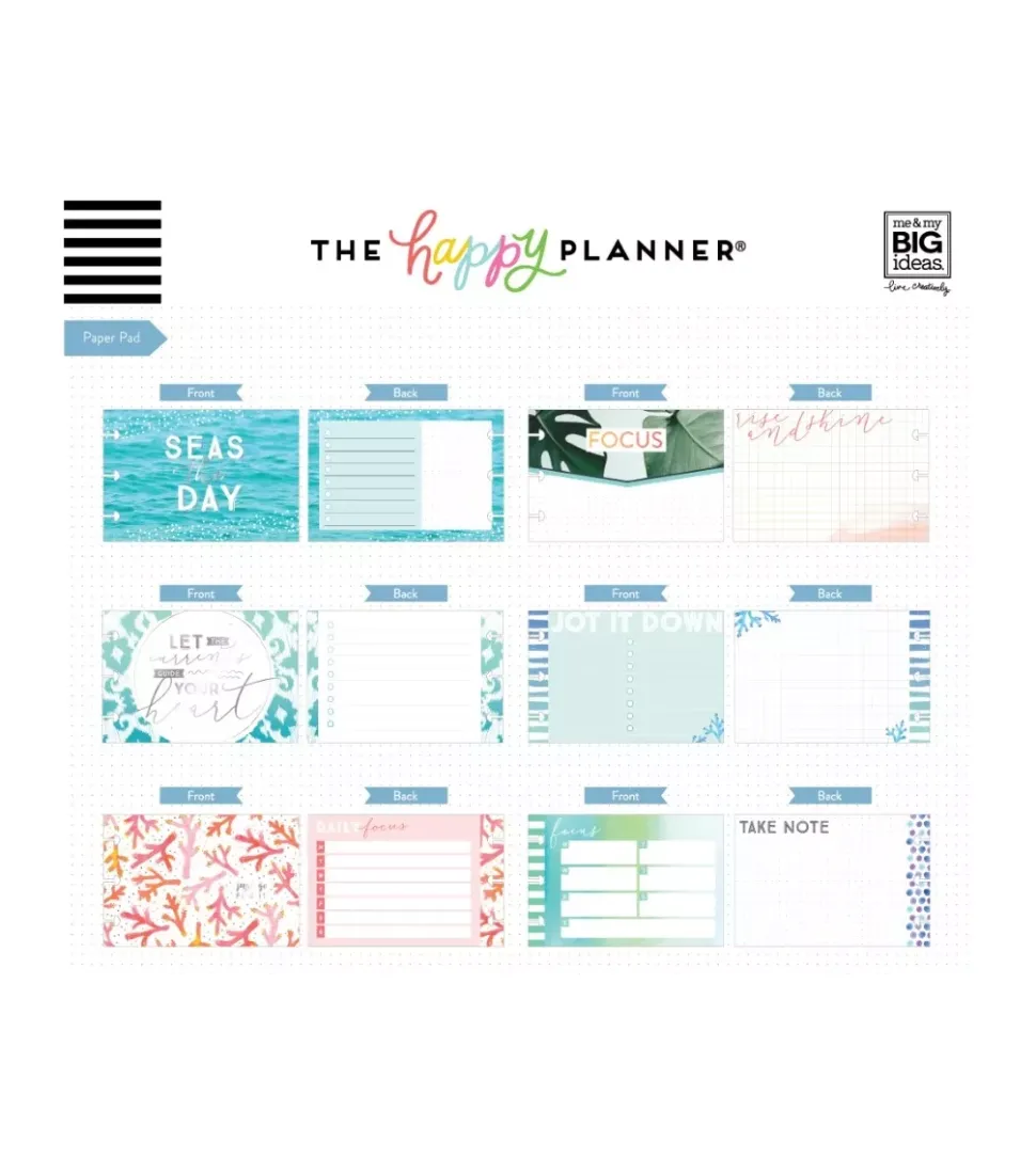 SUPER OFERTA **40%** Set de complementos Beach Vibes Happy Planner
