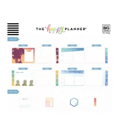 SUPER OFERTA **40%** Set de complementos Beach Vibes Happy Planner