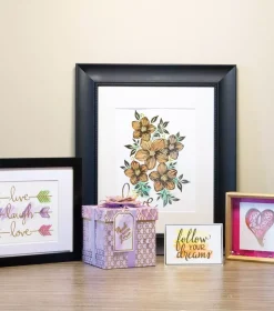 SUPER OFERTA **40%** Set de láminas acuarelables Gold Stack Tropical DCWV 29x38cm