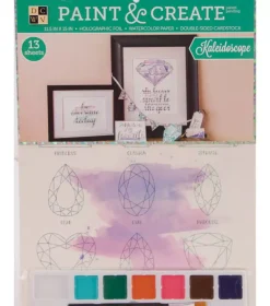 SUPER OFERTA **40%** Set de láminas acuarelables Diamond DCWV 29x38cm