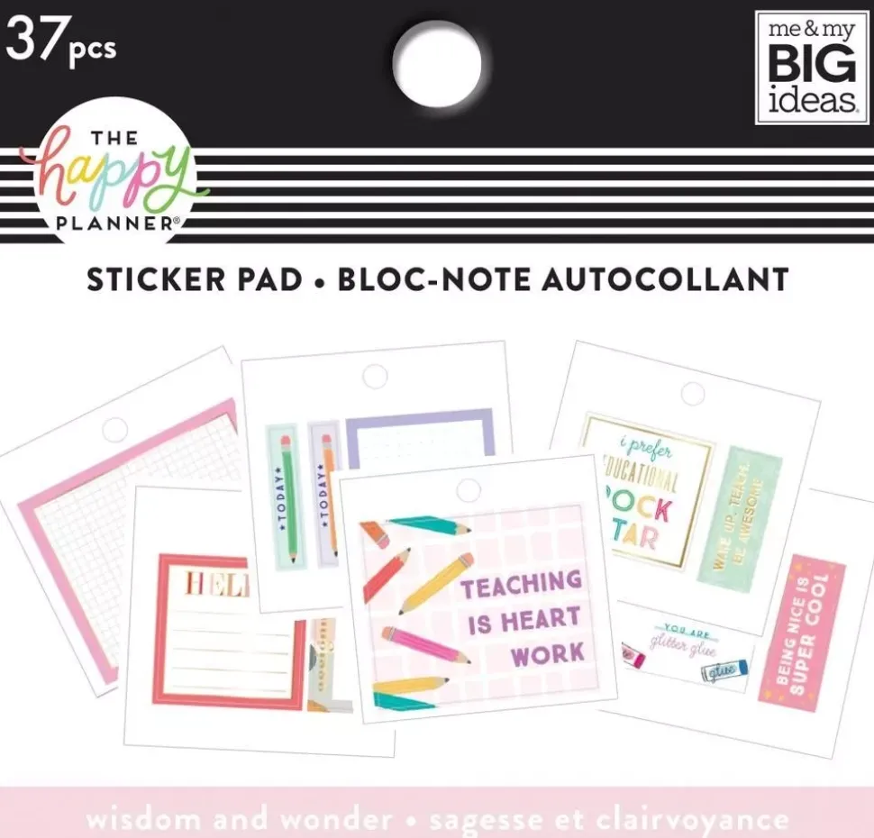 SUPER OFERTA **70%** Set de Mini Stickers Wisdom & Wonder Happy Planner Edición 2020