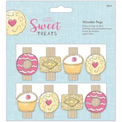 SUPER OFERTA **40%** Set de pinzas Sweet Treats Docrafts