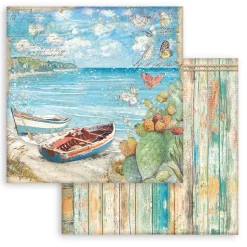 SUPER OFERTA **30%** Set de Scrapbooking Blue Dream Stamperia 30x30cm